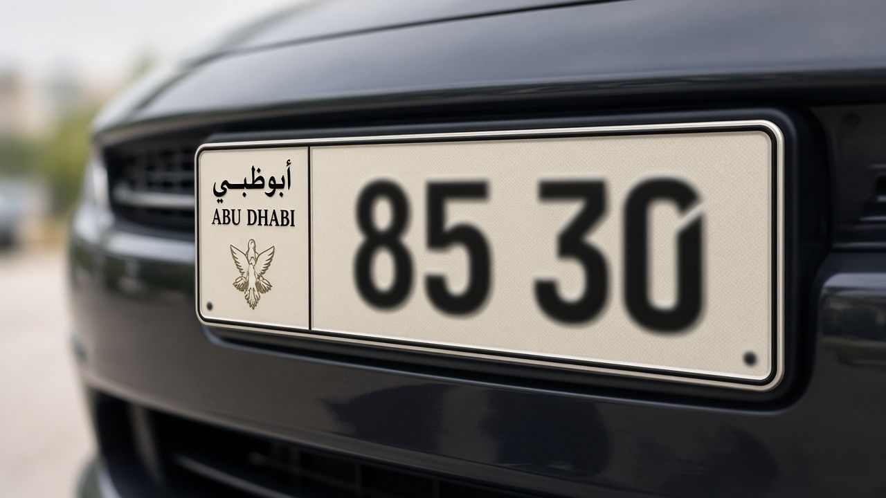 Abu Dhabi Distinctive Number