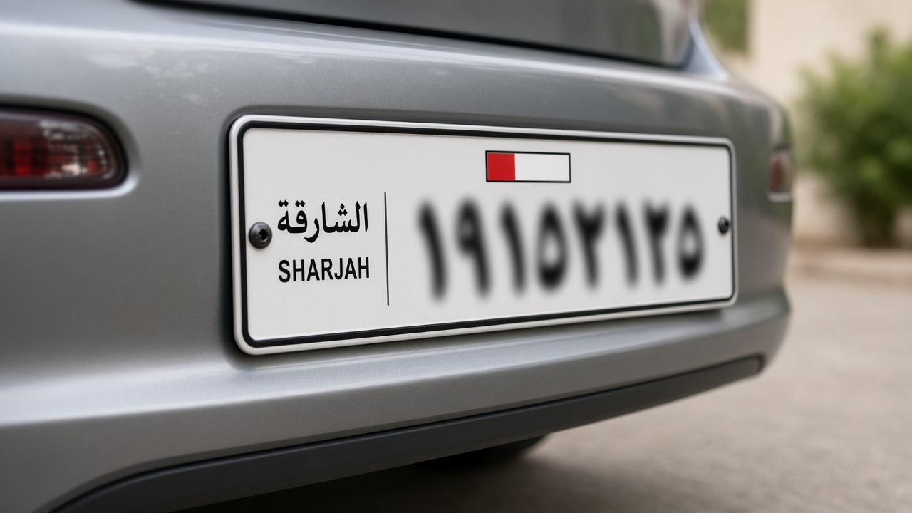 Sharjah Lucky Number Plate