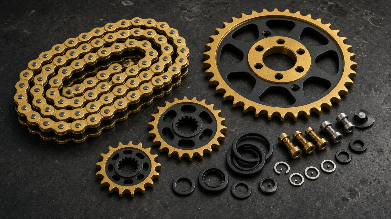 Motorcycle Chain & Sprocket Kit