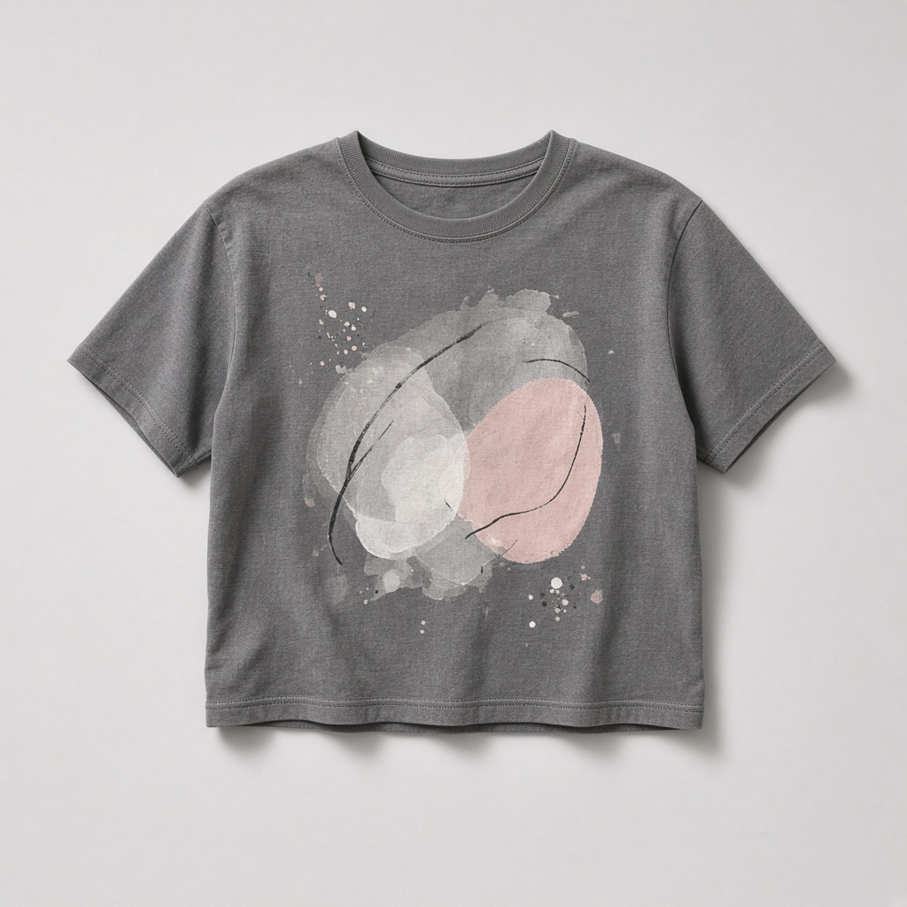 Girls' Graphic Crop Top