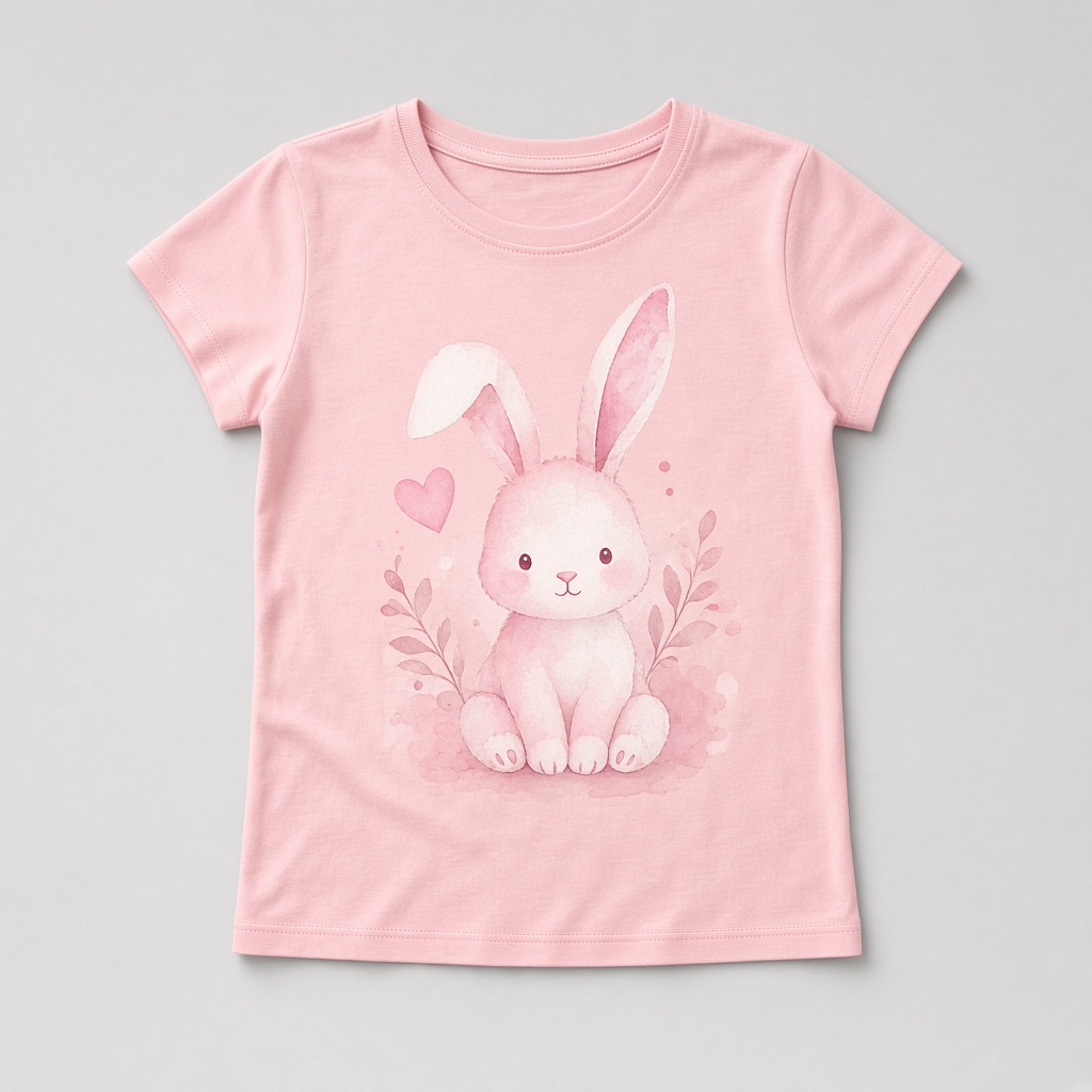Girls' Short Sleeve Printed Tee