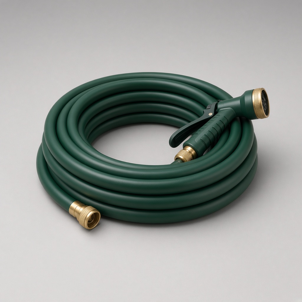 Garden Hose + Nozzle Set