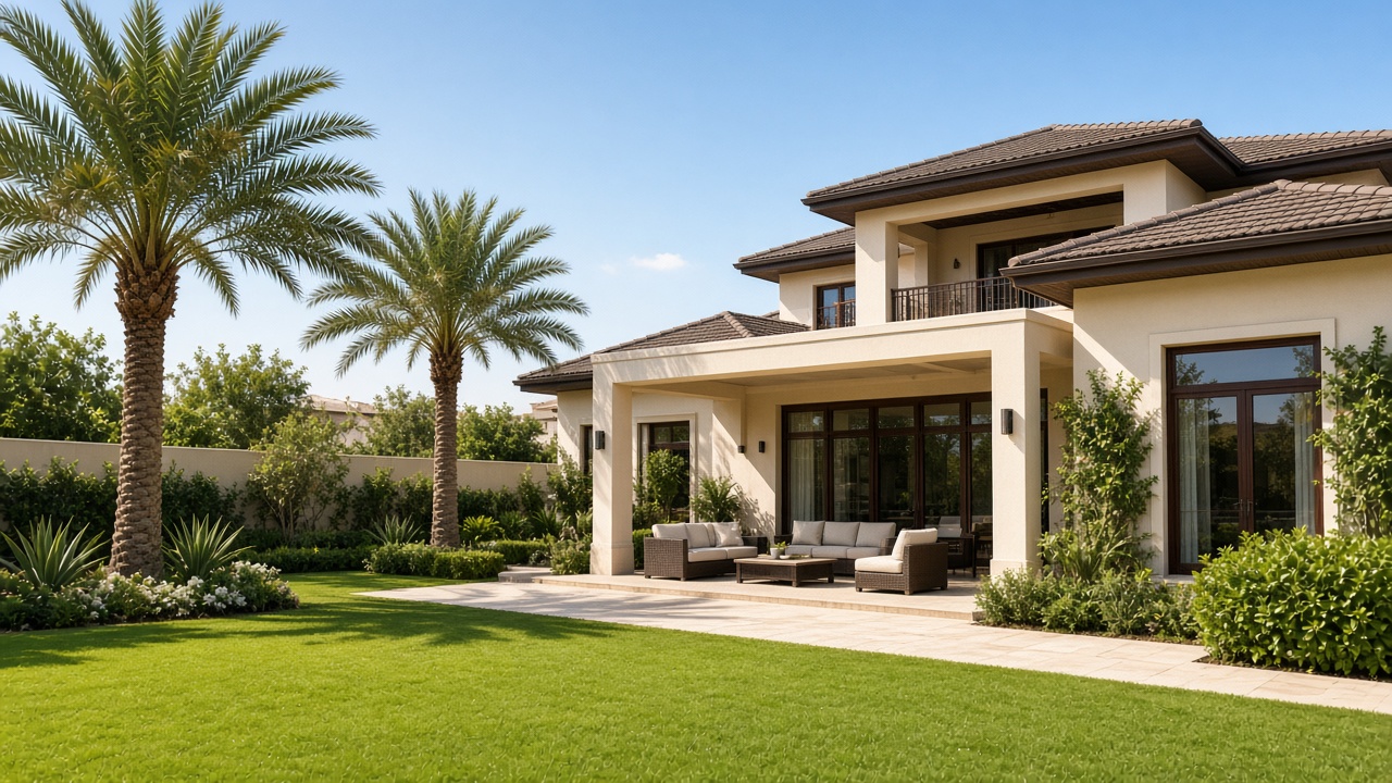Family Villa with Private Garden – Arabian Ranches