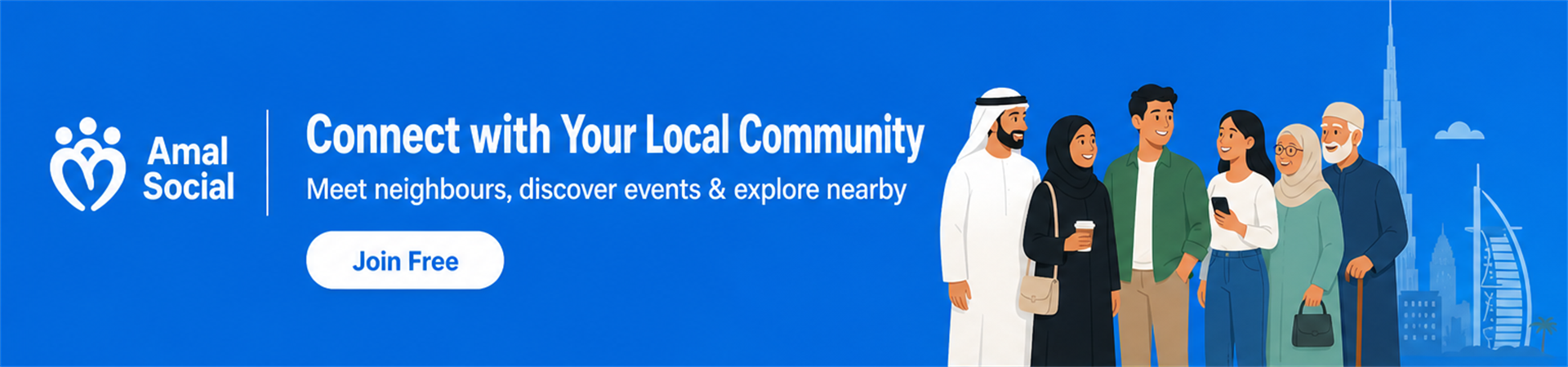 Connect with your local community — Join Free